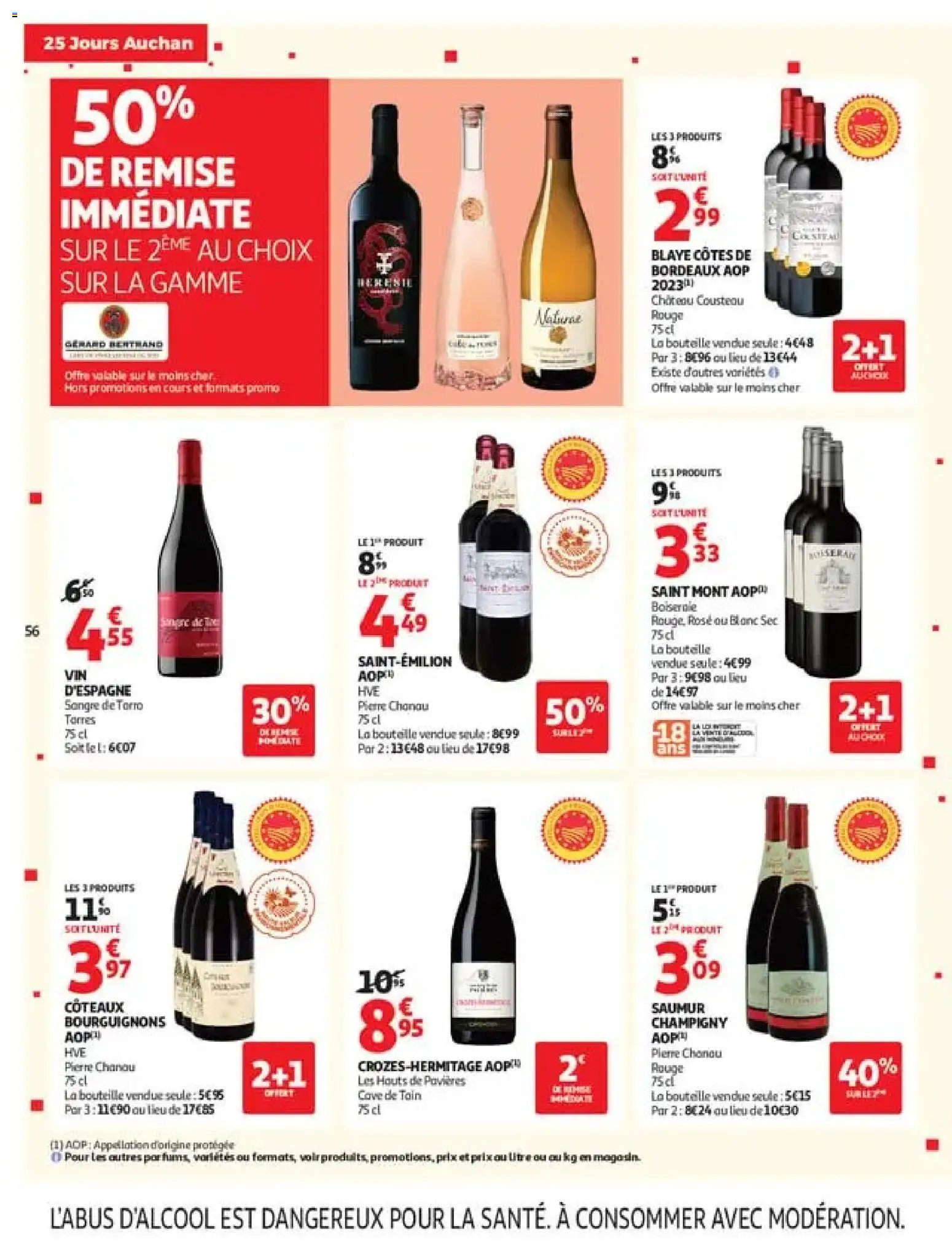 Prévisualisation de Auchan 25 jours 2 hypers du magasin Auchan formulaire valide 03/11/2026