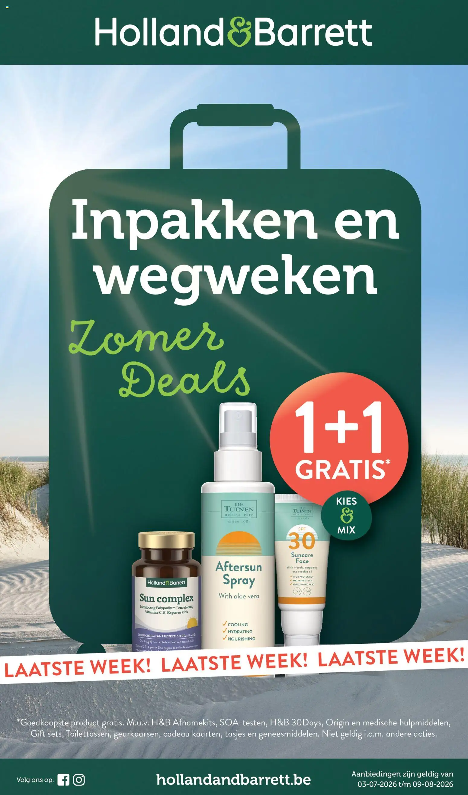Voorbeeld van Holland & Barrett Folder / Publicité van winkel Holland & Barrett geldig vanaf 03/07/2026