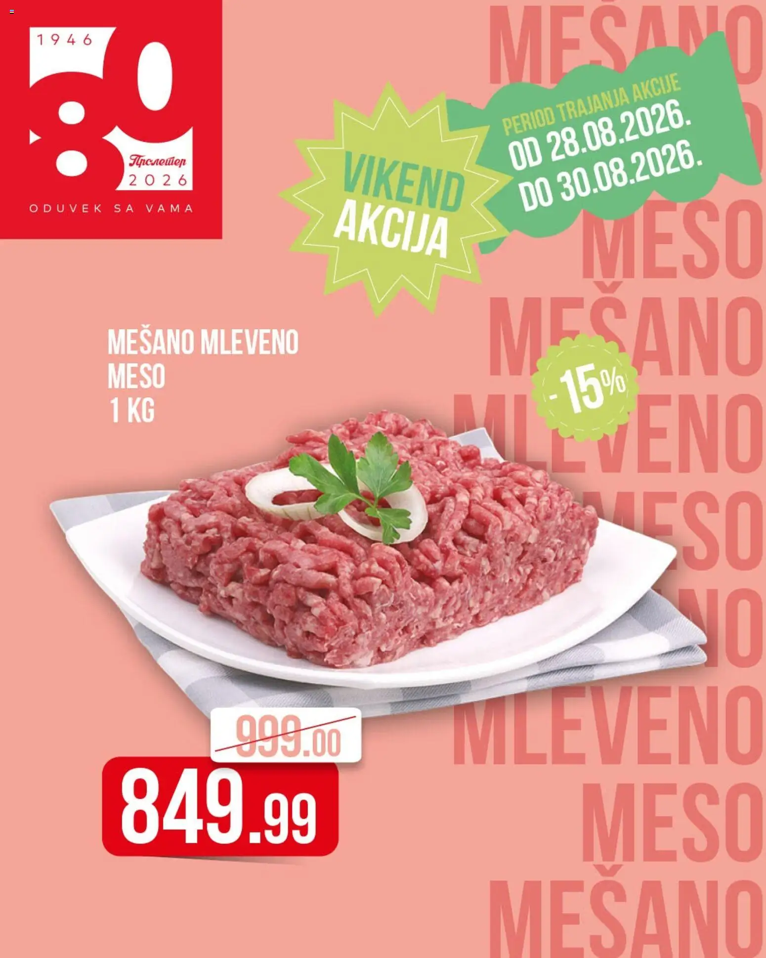 Pregled Metalac Proleter kataloga - važi od 28.08.2026