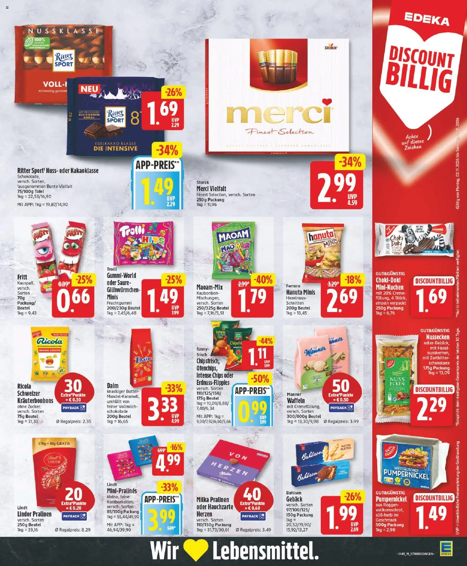 Vorschau von dem Prospekt des Geschäftes Edeka, gültig ab dem 02.11.2026