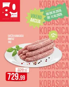 Pregled Metalac Proleter kataloga - važi od 09.10.2026