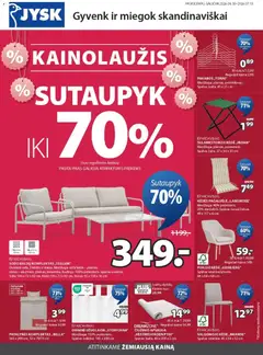 JYSK parduotuvės leidinio JYSK leidinys galiojančio nuo 2026.06.30 peržiūra