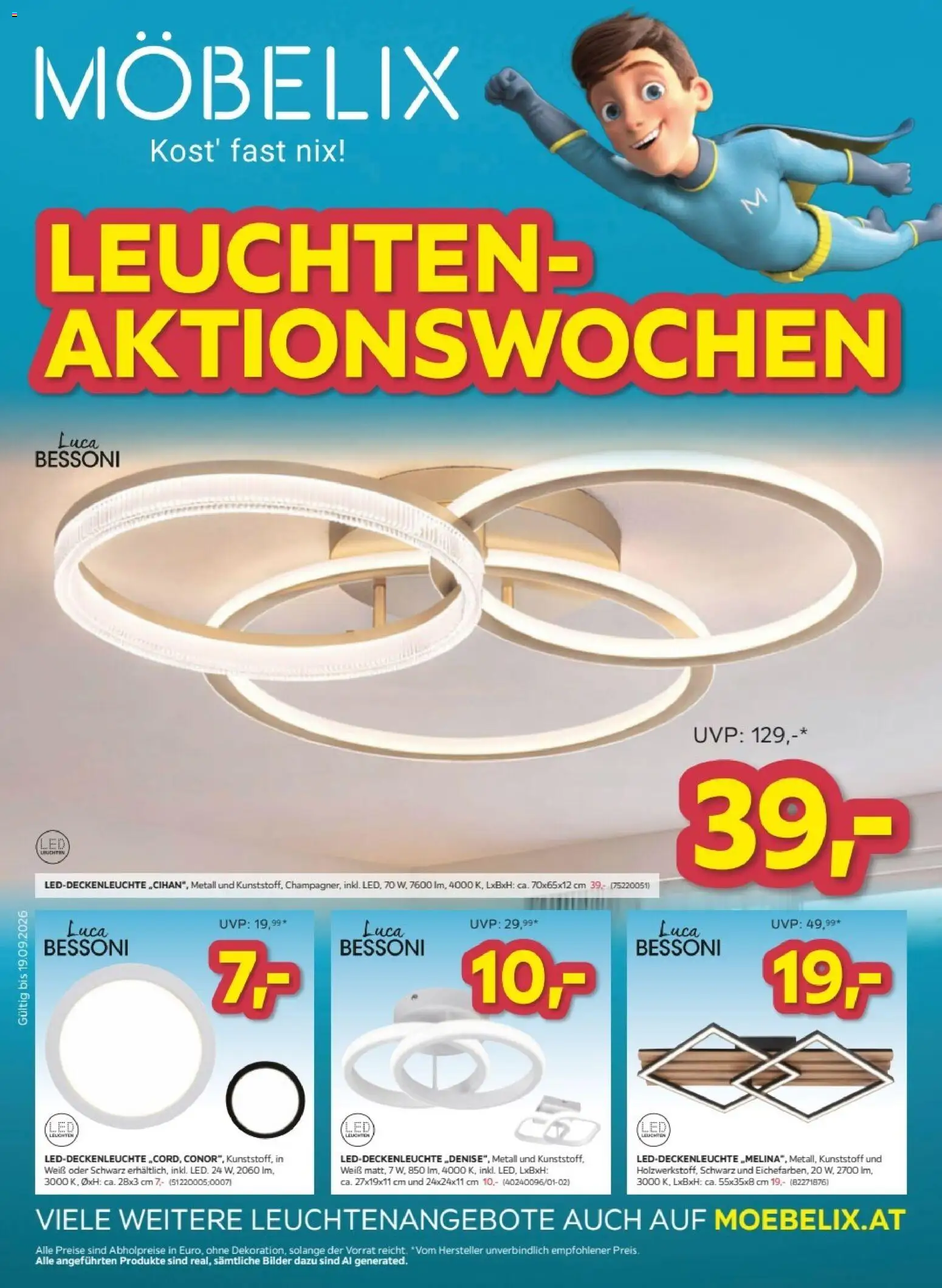 Vorschau der Angebote: Möbelix Möbelix Leuchten - Aktionswochen gültig ab 08.09.2026