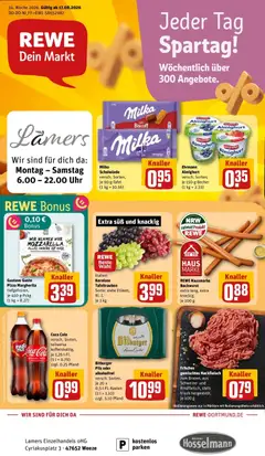Vorschau von dem Prospekt des Geschäftes Rewe, gültig ab dem 17.08.2026