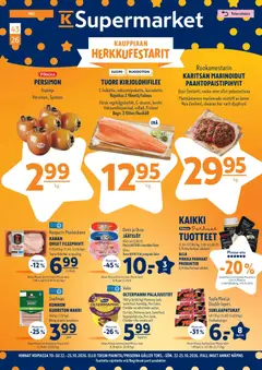 Kaupan K-Supermarket K-Supermarket tarjoukset esikatselu, voimassa 22/10/2026
