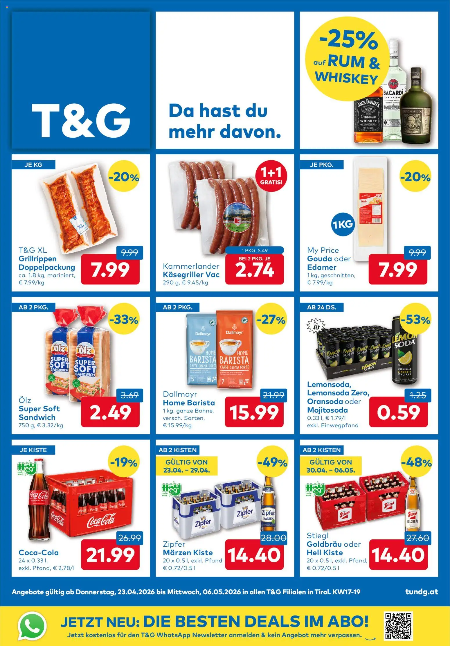 Vorschau der Angebote: T&G T&G Flugblatt gültig ab 23.04.2026 - Whiskey