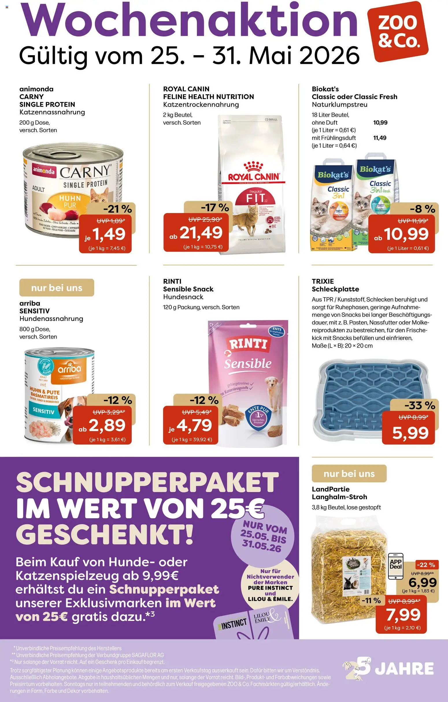 Vorschau von dem Prospekt des Geschäftes Zoo & co, gültig ab dem 25.05.2026