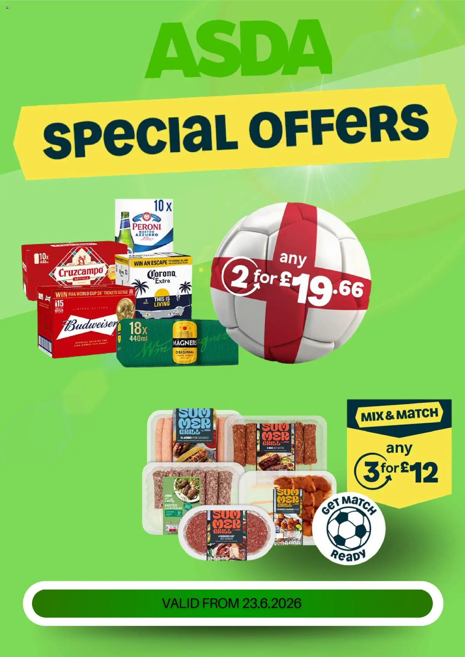 Preview of Asda Weekly offers Asda valid from 23/06/2026
