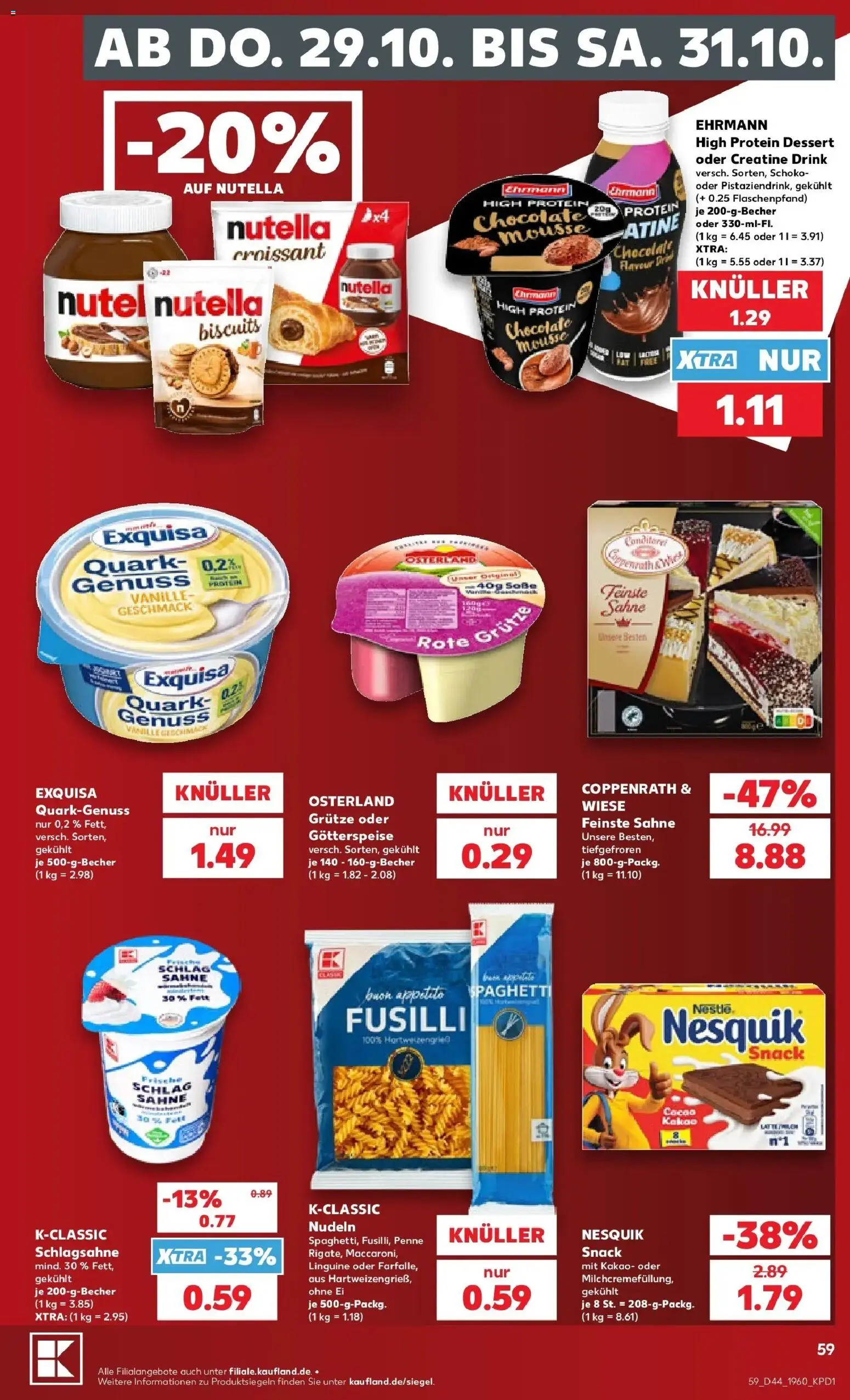 Vorschau von dem Prospekt des Geschäftes Kaufland, gültig ab dem 26.10.2026