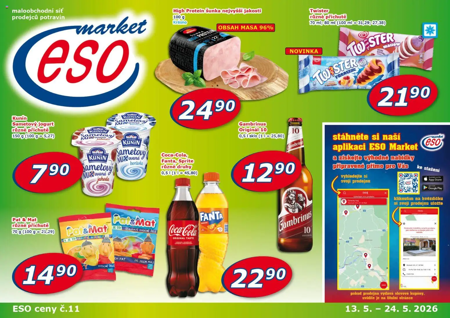 Náhled nabídky: Eso market Eso market leták platný od 13.05.2026