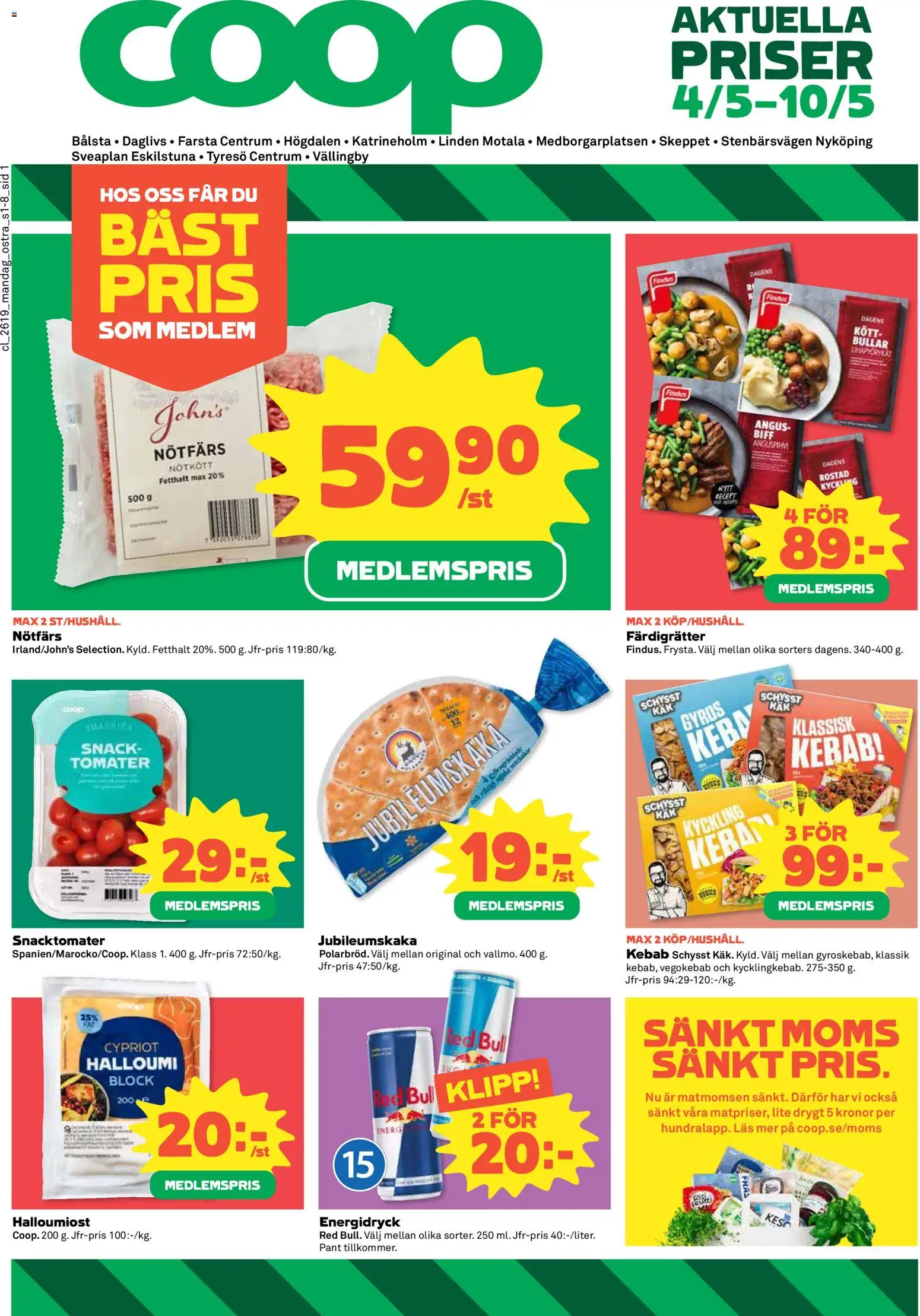 Förhandsgranska reklamblad Coop Daglivs erbjudanden från butik Coop Daglivs gäller från 04/05/2026