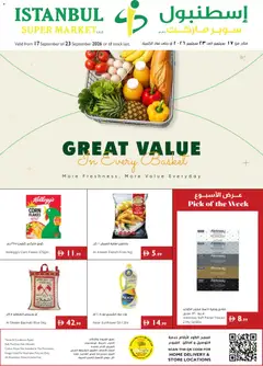 Preview of the catalogue Istanbul Supermarket catalogue of store Istanbul Supermarket valid from 17 Sep, 2026