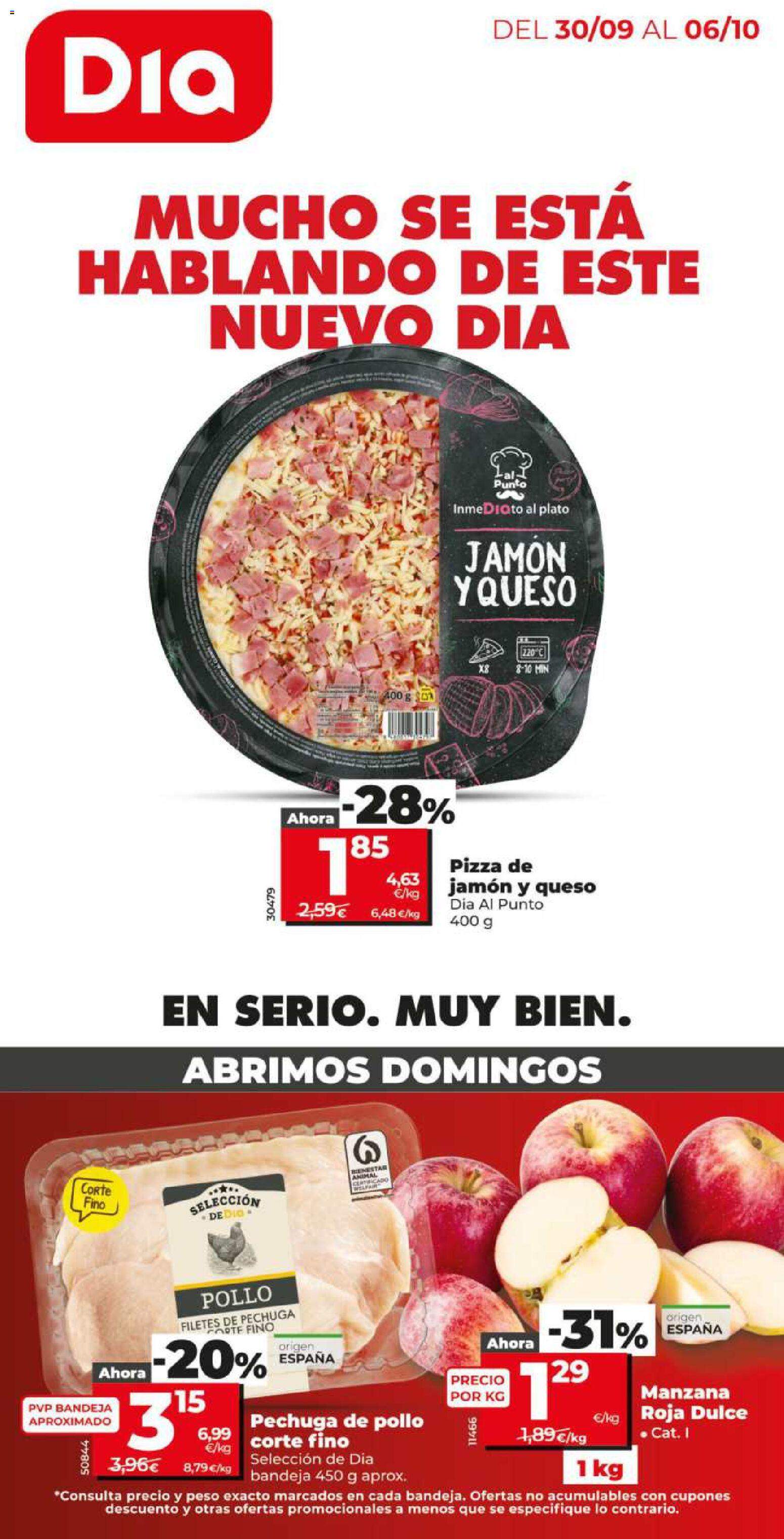 Nuevo folleto Dia desde 30/09