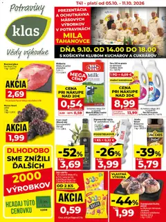 Náhľad Klas letáku platného od 05.10.2026