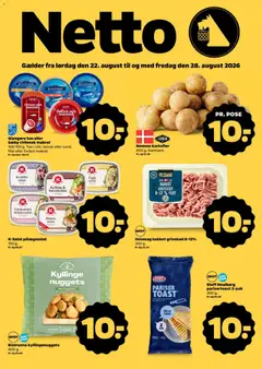 Eksempel på tilbudsavis Netto - Tilbudsavis uge 35 fra butik Netto gyldig fra 22/08/2026