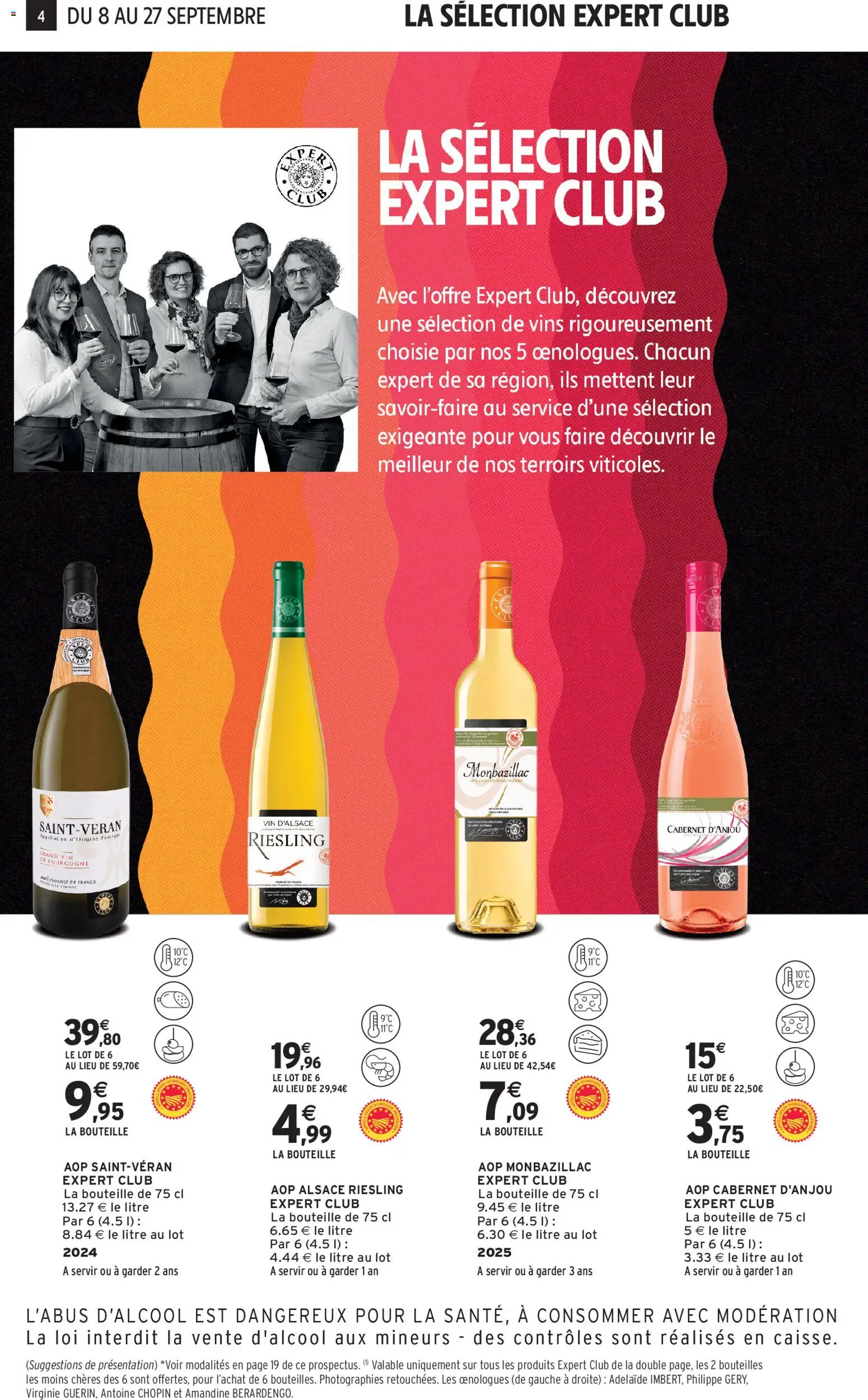 Prévisualisation de Intermarché - Foire aux vins du magasin Intermarché formulaire valide 08/09/2026 - Vin, Bourgogne, Monbazillac, Bouteille