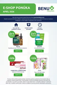 Náhľad BENU Lekáreň letáku platného od 01.04.2026
