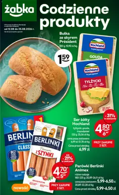 Pogląd gazetki "Żabka gazetka - Codzienne produkty" ze sklepu Żabka ważnej od 10.08.2026