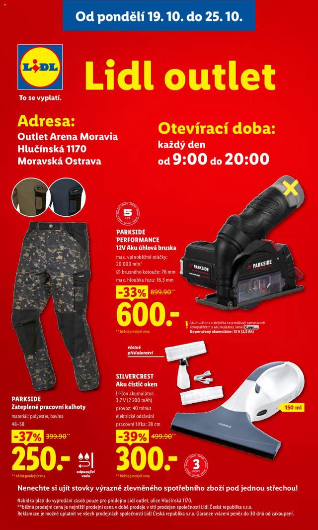Nový Lidl leták od 19.10.