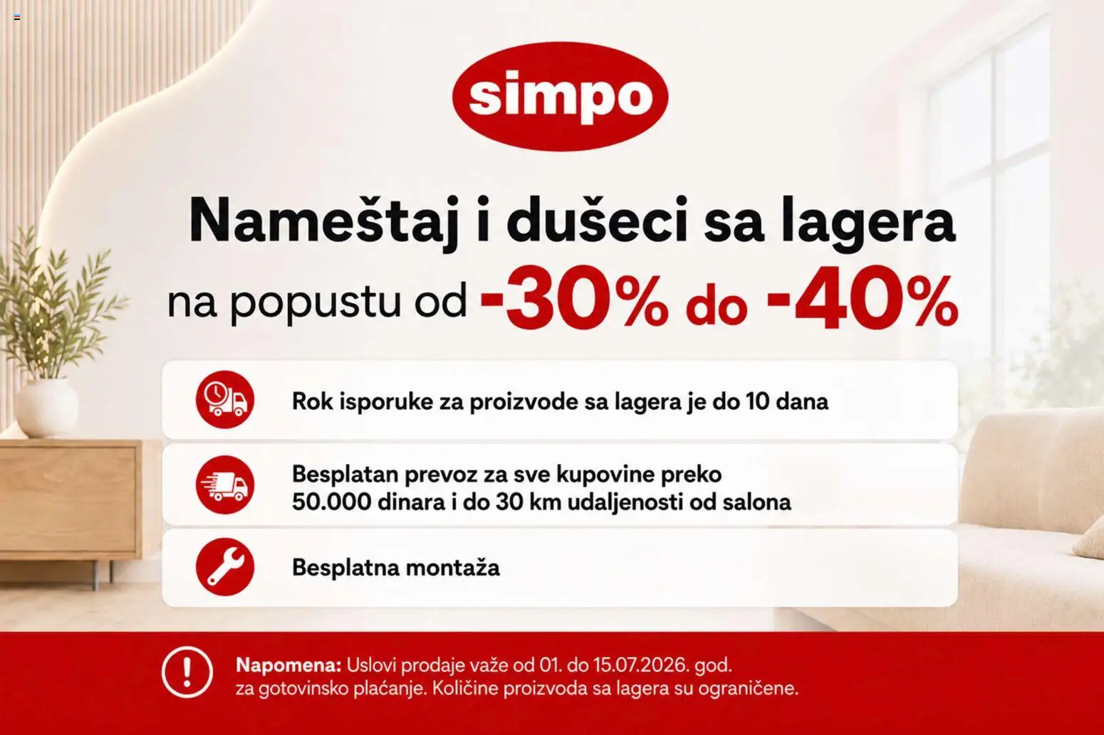 Pregled SIMPO kataloga - važi od 01.07.2026