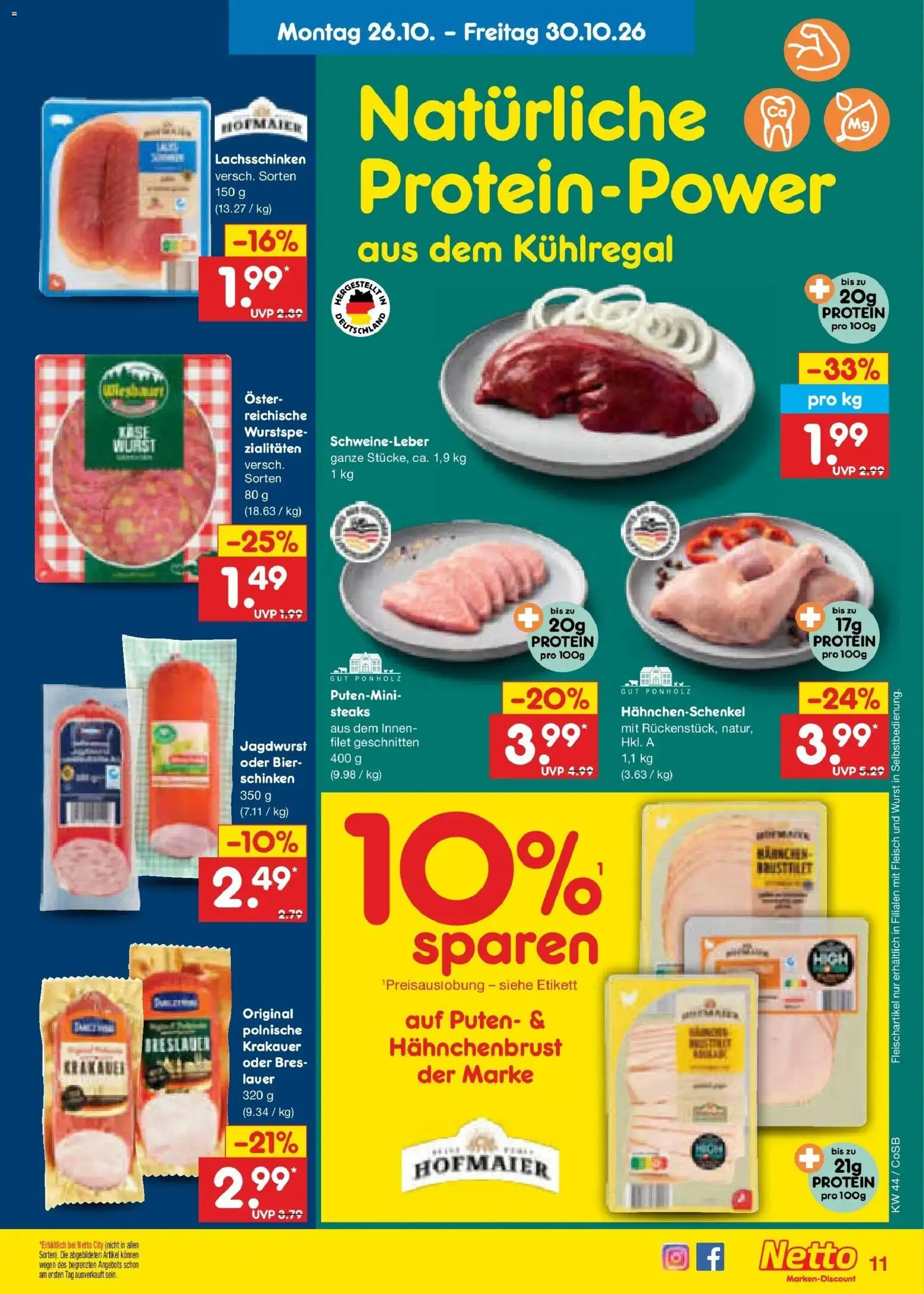 Vorschau von dem Prospekt des Geschäftes Netto Marken-Discount, gültig ab dem 26.10.2026