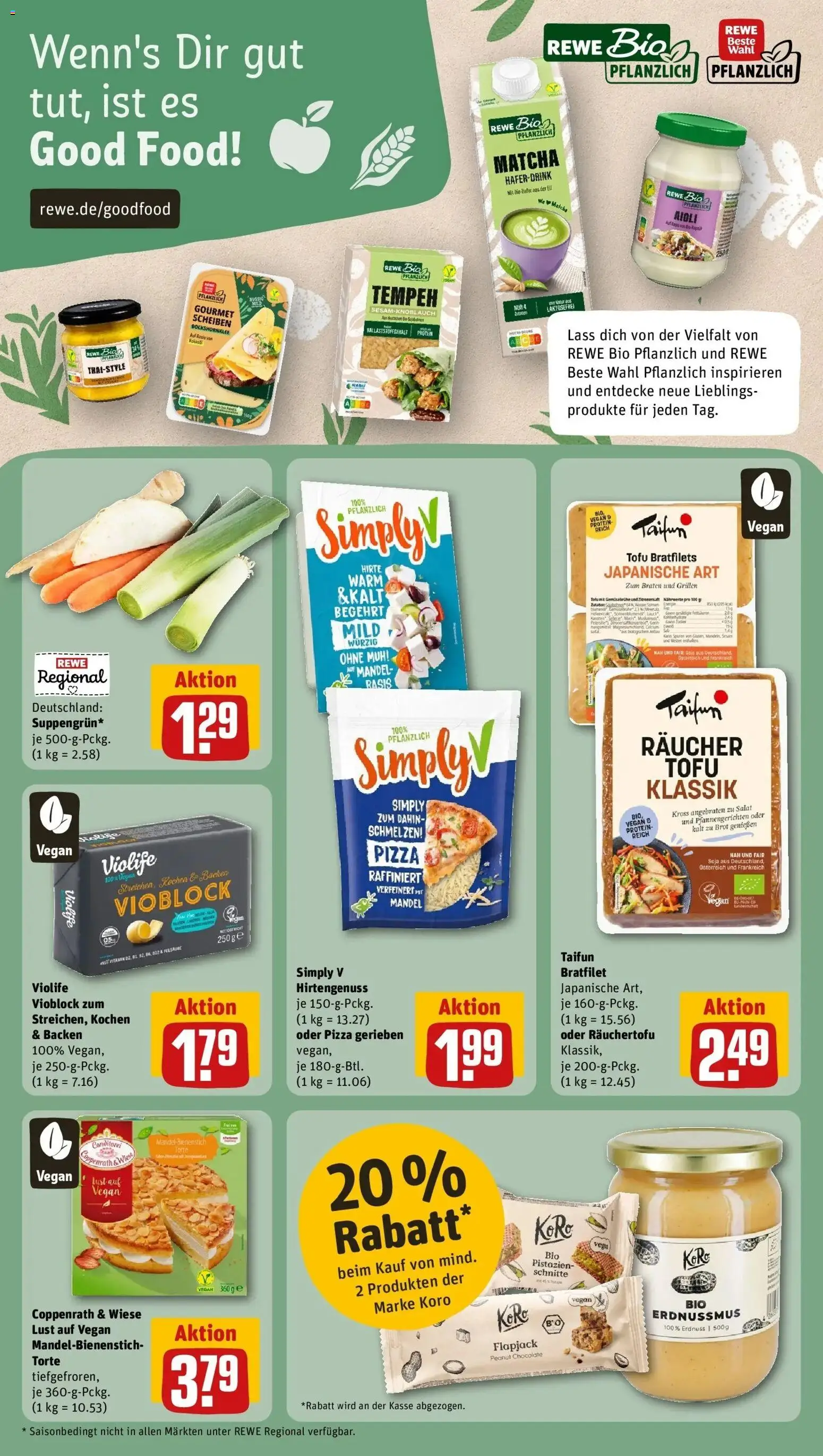Vorschau von dem Prospekt des Geschäftes Rewe, gültig ab dem 19.10.2026