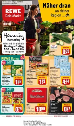 Vorschau von dem Prospekt des Geschäftes Rewe, gültig ab dem 27.07.2026