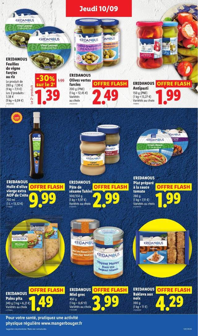 Nouveau catalogue Lidl à partir du 10/09