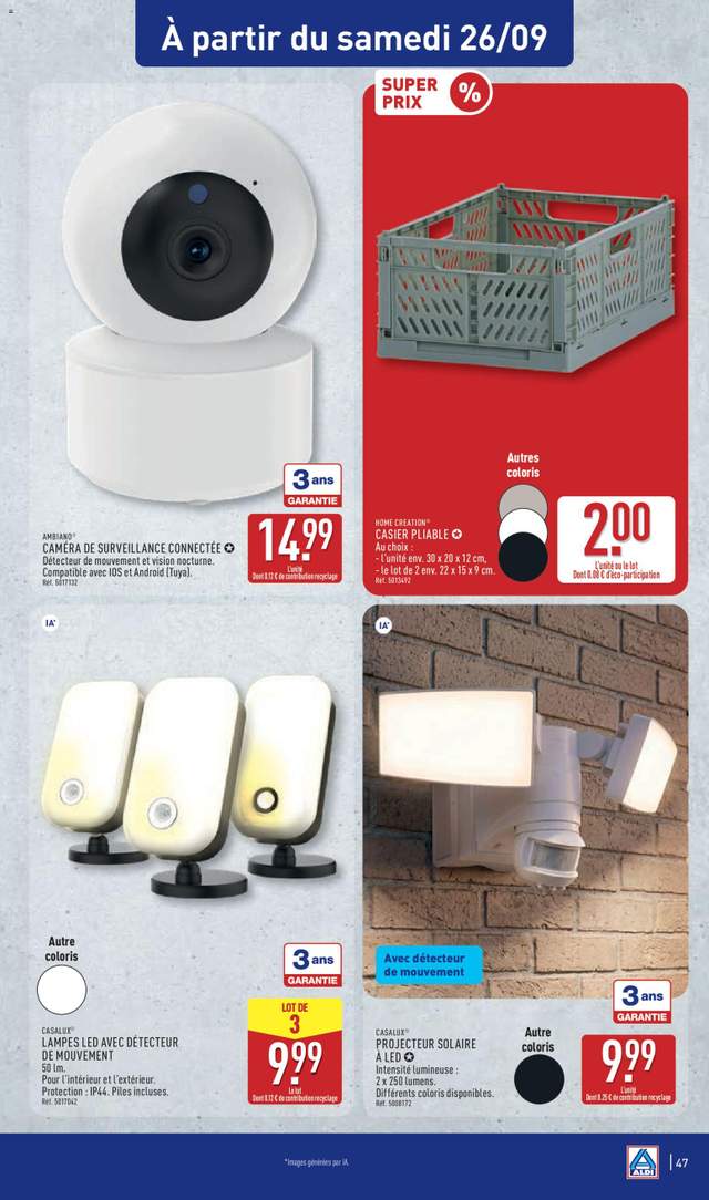 Nouveau catalogue Aldi à partir du 22/09