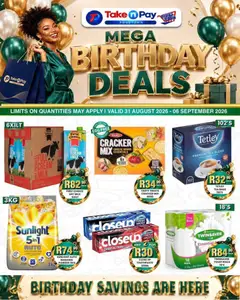 Preview of Take n Pay flyer valid from 31/08/2026