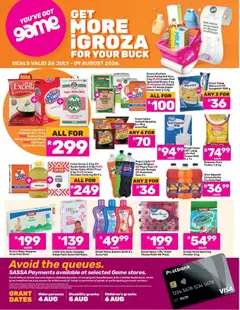 Preview of Game flyer valid from 24/07/2026