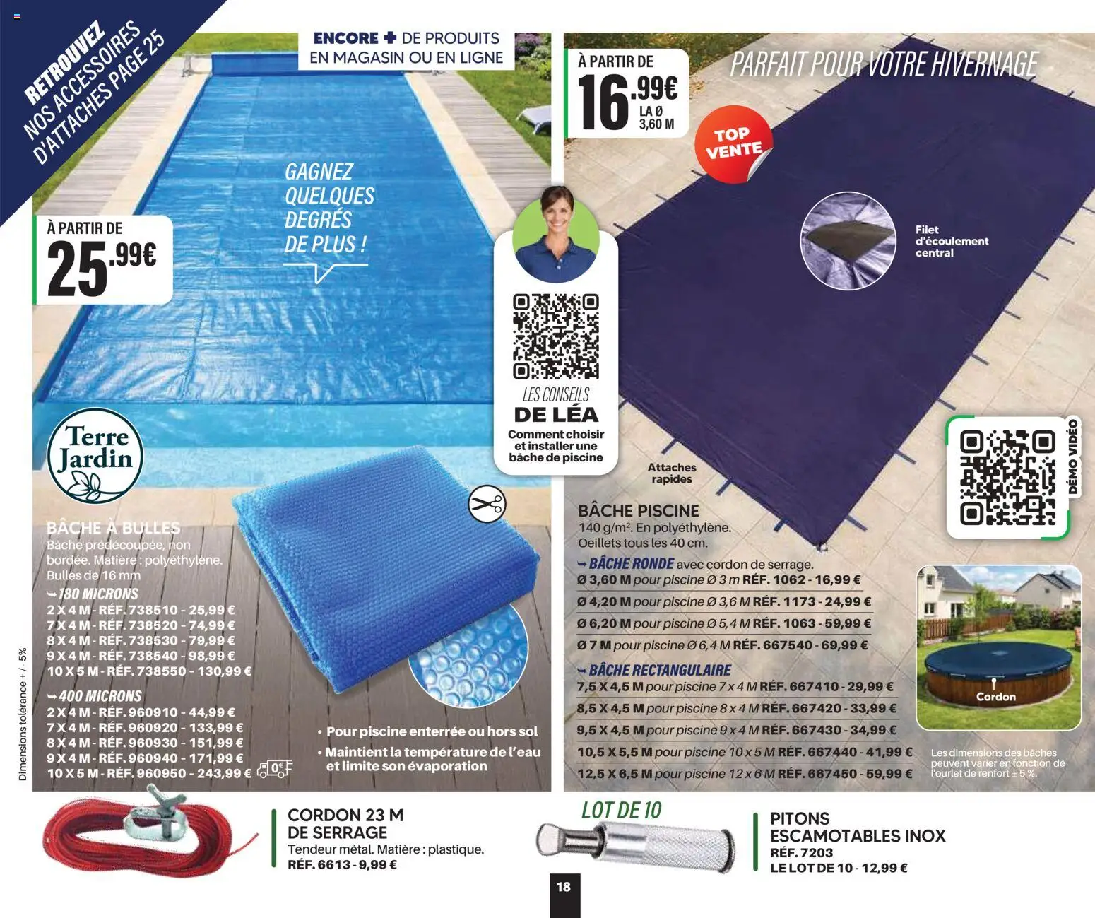 Prévisualisation de Shopix Catalogue Autome-Hiver 2026/2027 du magasin Shopix formulaire valide 01/09/2026 - Piscine, Vidéo, Bâche