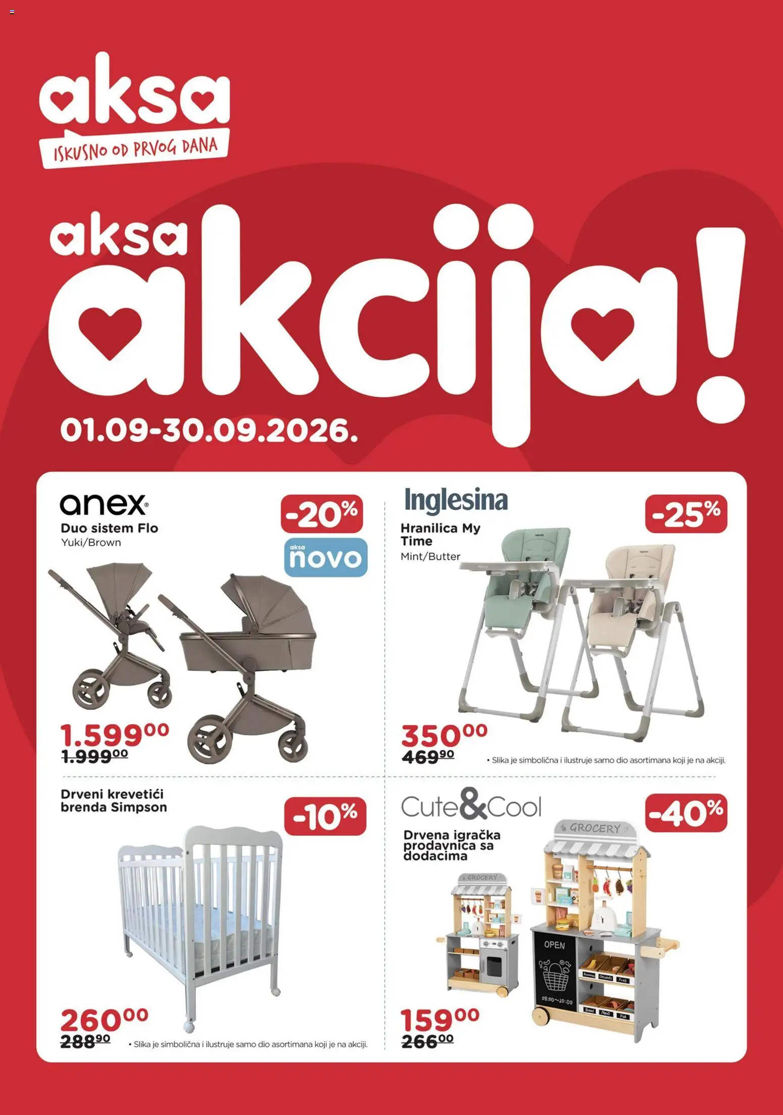 Pregled Aksa kataloga - važi od 01.09.2026