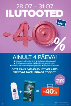 Maxima kliendilehe eelvaade alates 28.07.2026