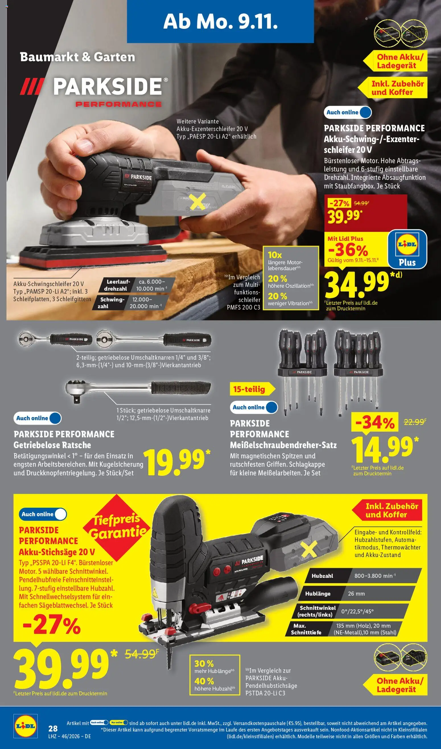 Vorschau von dem Prospekt des Geschäftes Lidl, gültig ab dem 09.11.2026