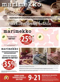 Kaupan Tuuri Tuuri tarjoukset Marimekko esikatselu, voimassa 14/10/2026