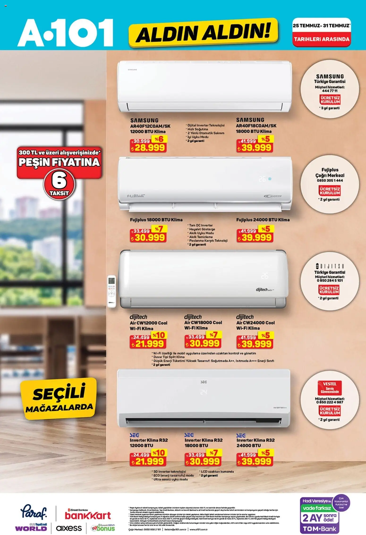 A101 A101 - Katalog Aldın Aldın 25.07.2026 - Broşürünün önizlemesi