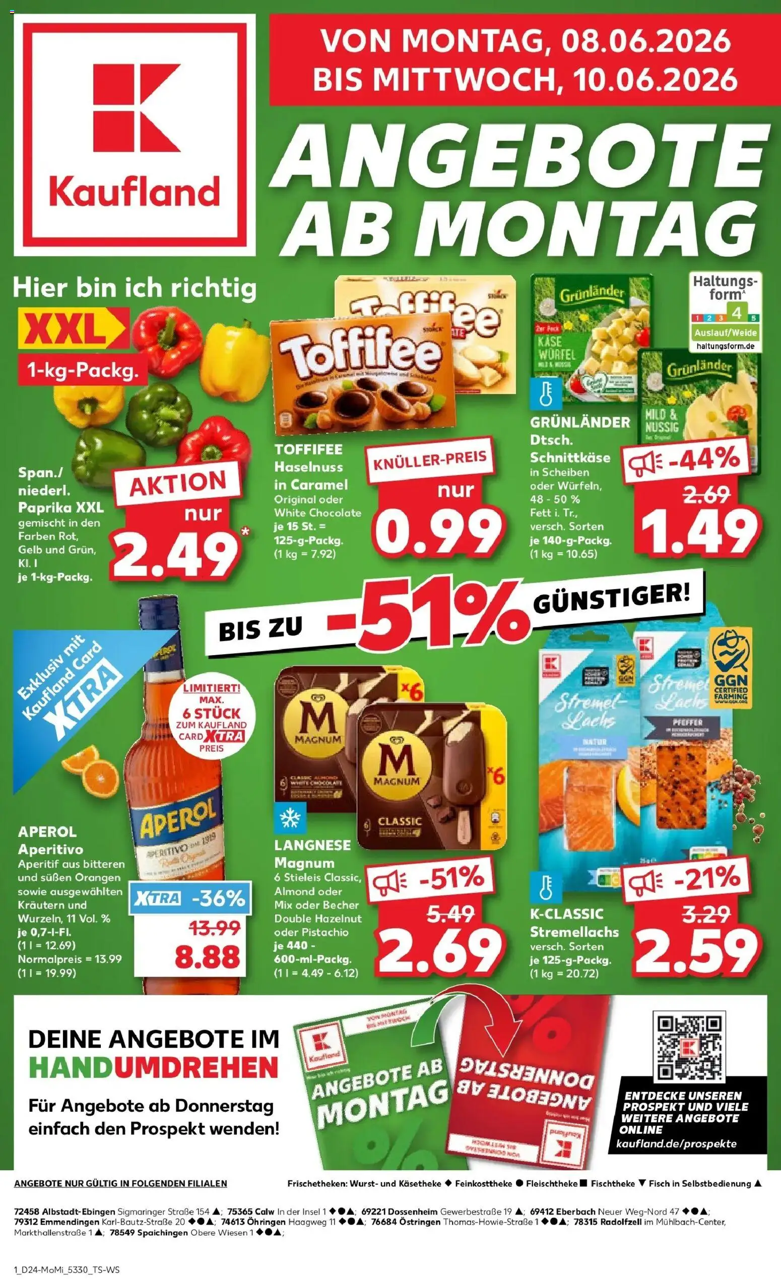 Vorschau von dem Prospekt des Geschäftes Kaufland, gültig ab dem 08.06.2026