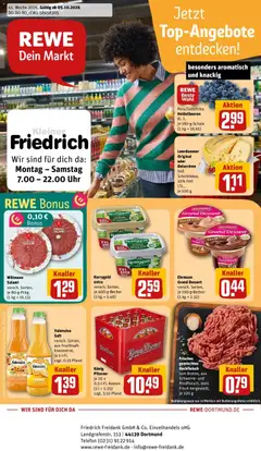 Vorschau von dem Prospekt des Geschäftes Rewe, gültig ab dem 05.10.2026