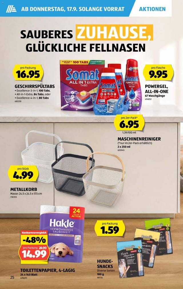 Neue Aldi Aktionen ab 17.09.