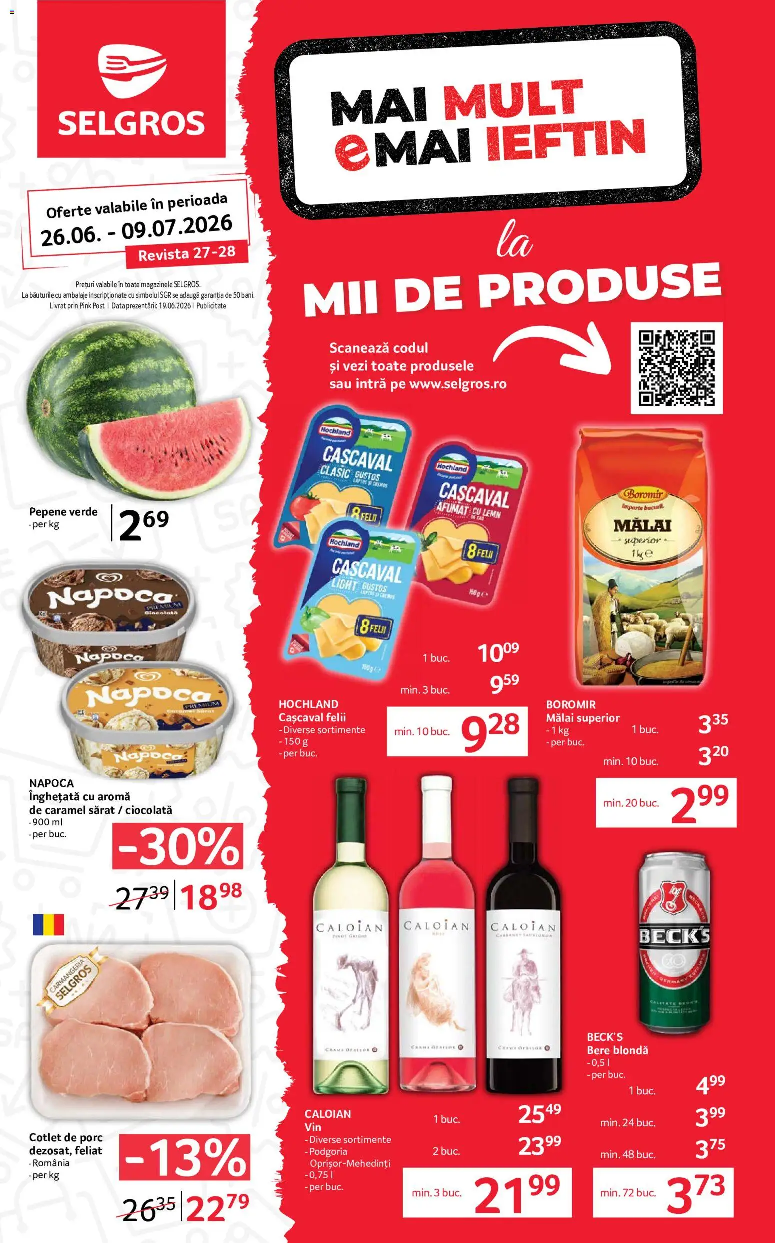 Previzualizarea de cataloage: Selgros Selgros Catalog valabil de la 26.06.2026