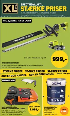 Eksempel på tilbudsavis XL-BYG - Tilbudsavis uge 26 fra butik XL-BYG gyldig fra 19/06/2026