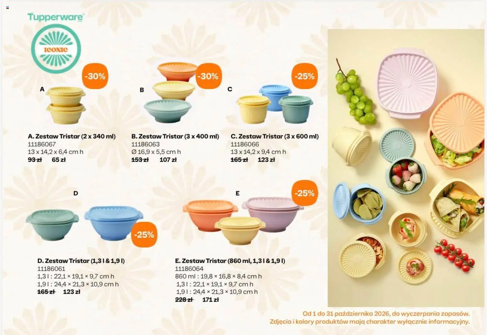 Pogląd gazetki "Tupperware Katalog ICONIC" ze sklepu Tupperware ważnej od 01.10.2026