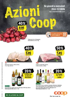 Vorschau des Merkblatts Coop aktionen IT vom Shop Coop gültig von 25.06.2026 bis 01.07.2026