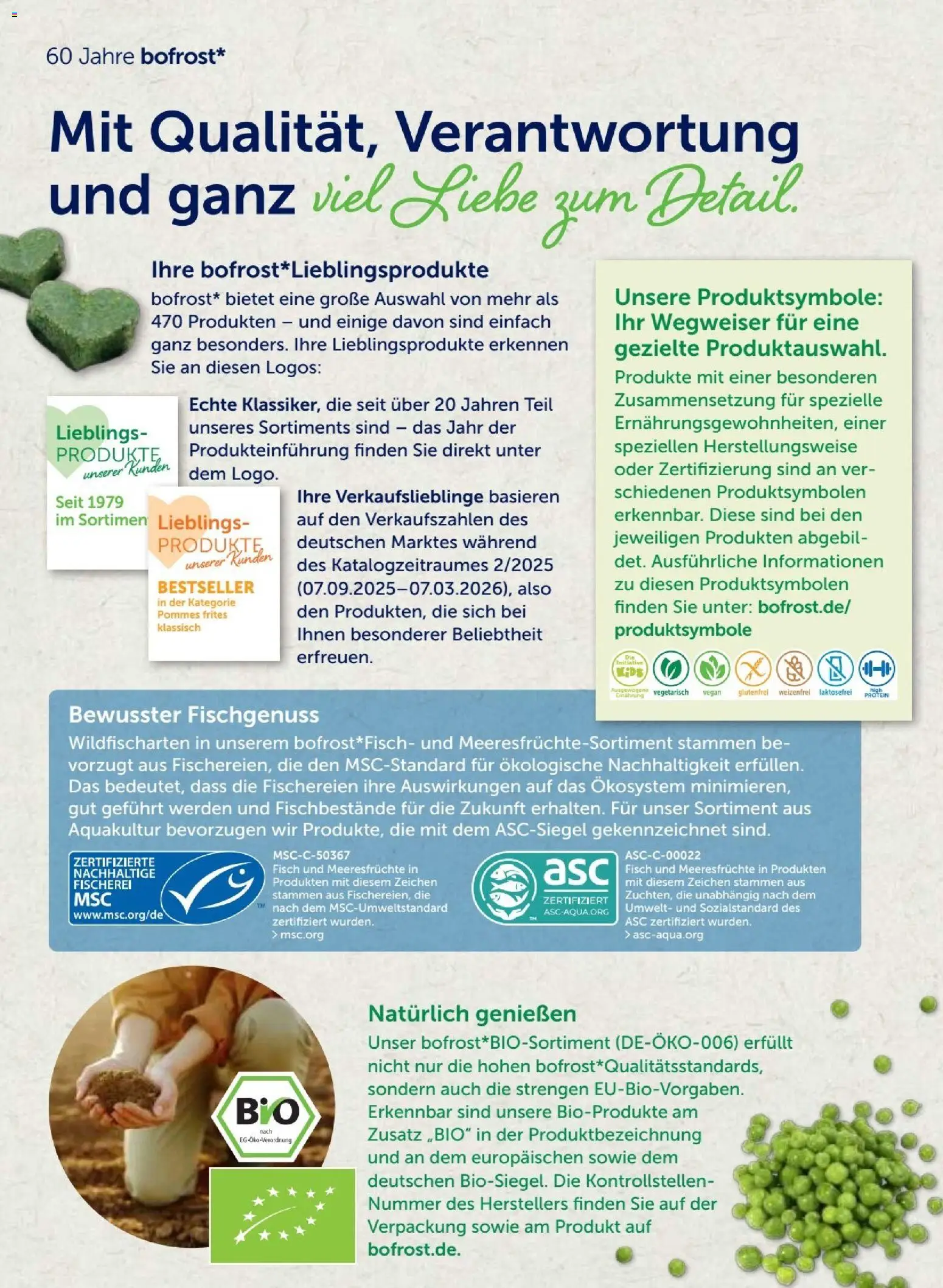 Vorschau von dem Prospekt des Geschäftes Bofrost, gültig ab dem 07.09.2026 - Fisch, Pommes, Pommes frites, Meeresfrüchte