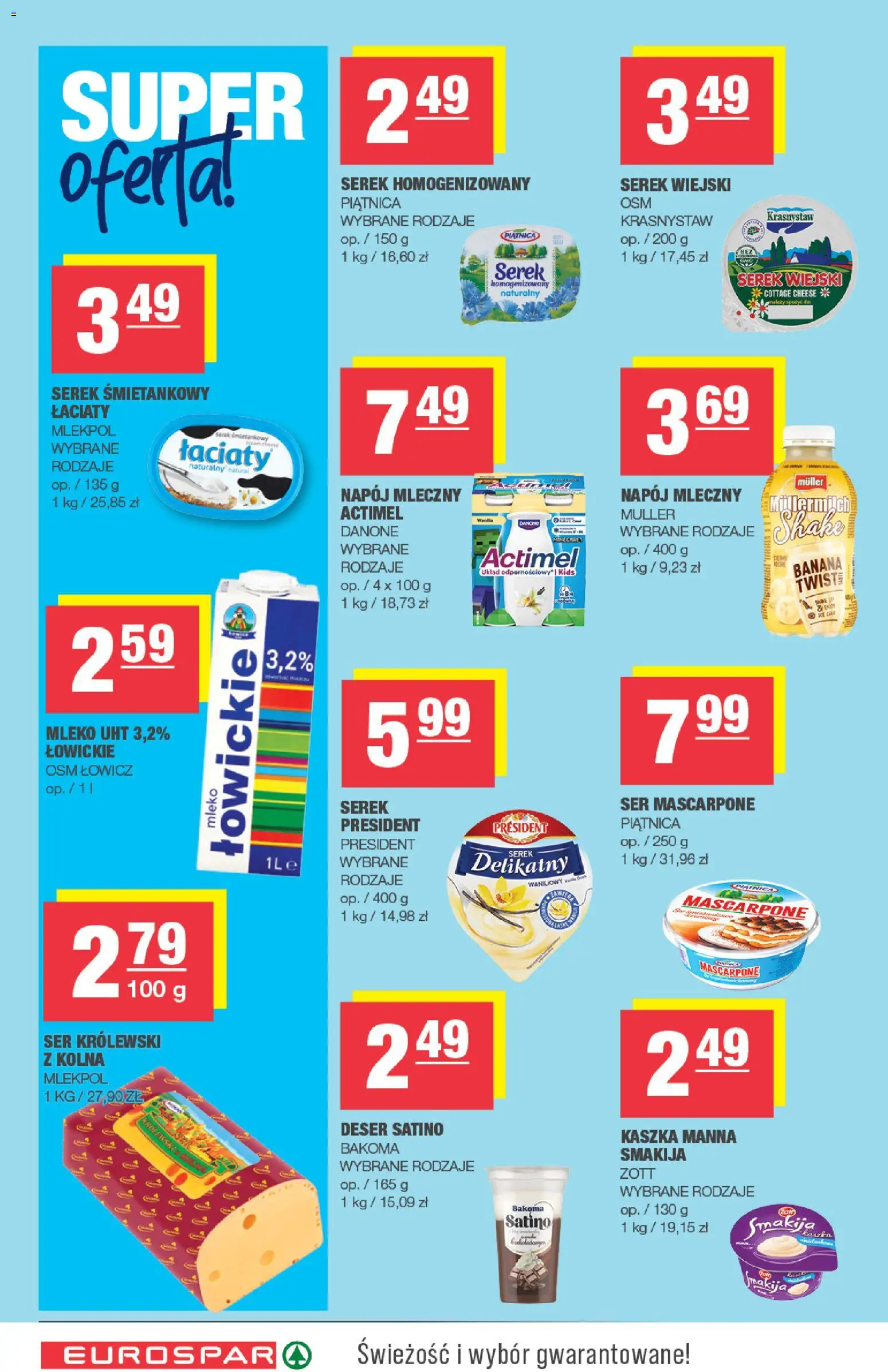 Pogląd gazetki "Spar gazetka - Eurospar" ze sklepu Spar ważnej od 09.09.2026