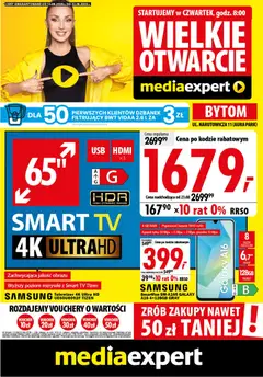 Pogląd gazetki "Mediaexpert promocje - Wielkie otwarcie Bytom" ze sklepu Mediaexpert ważnej od 13.08.2026
