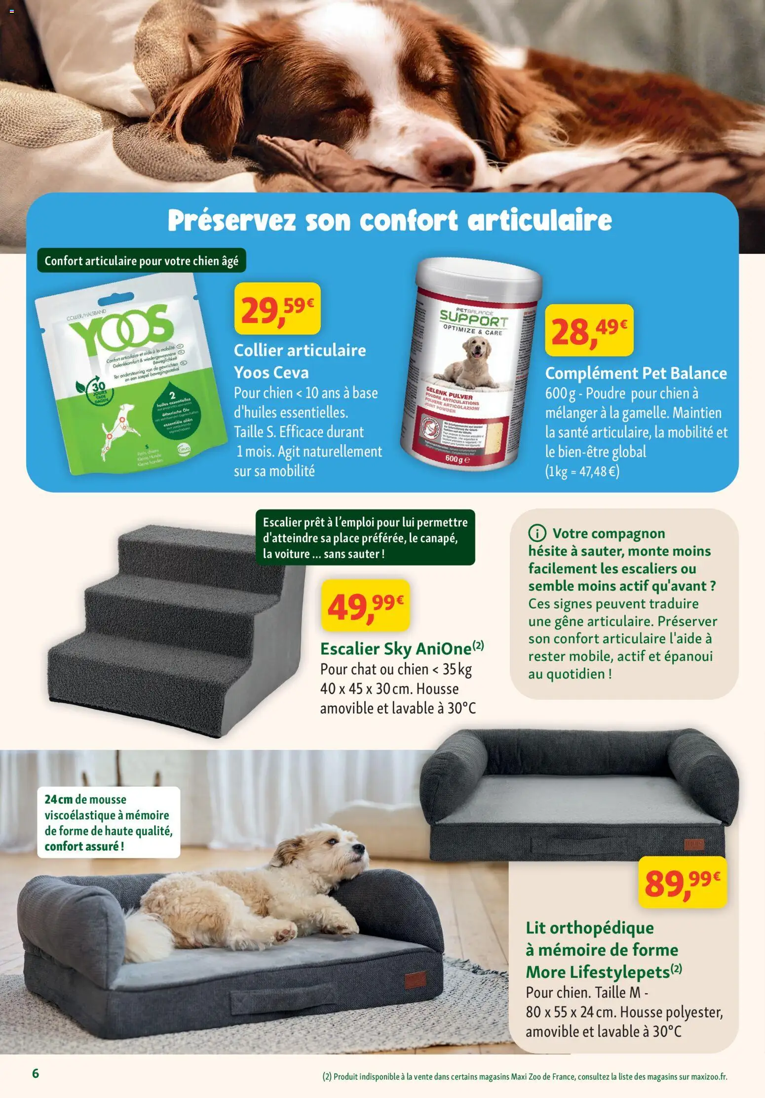 Prévisualisation de Maxi ZOO catalogue du magasin Maxi ZOO formulaire valide 07/09/2026 - Lit, Collier, Mousse, Base, Poudre