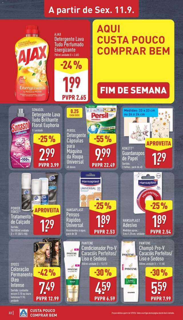 Novo folheto Aldi a partir de 07/09