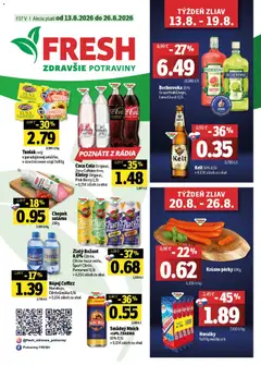 Náhľad Fresh letáku platného od 13.08.2026